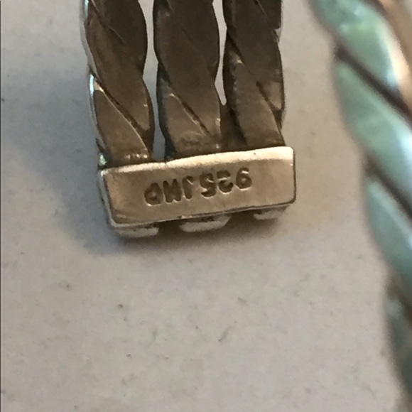 Beautiful vintage Mexico Taxco 925 sterling silver woven bracelet-34 grams! - Picture 4 of 9